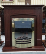 Вернисаж Де Люкс под стандартный очаг ( Kansas BR), цв. дуб,(880*250/350*960)