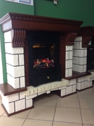 Экстер, очаг Вулкан, цв. дуб, блок (1210*405*1090) 