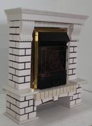 Экстер -мини, ст. очаг (Majestig BR) цв.беж. (КИРПИЧ), (950*330*1050)